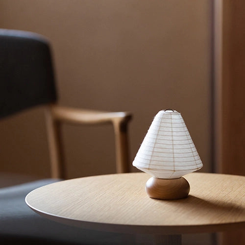 Mini Yame Lantern - Triangle - , Japanese Chochin, traditional japanese paper lantern