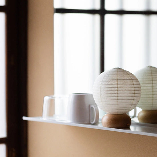 Mini Yame Lantern - Circle - , Japanese Chochin, traditional japanese paper lantern