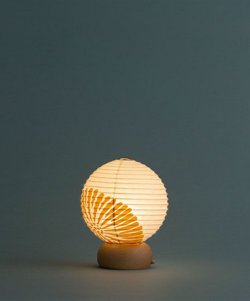 Mini Yame Lantern - Chrysanthemum - , Japanese Chochin, traditional japanese paper lantern