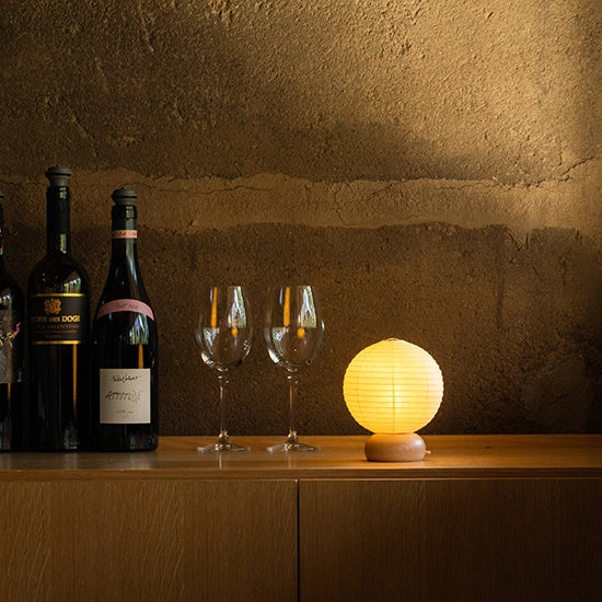 Mini Yame Lantern - Circle - , Japanese Chochin, traditional japanese paper lantern