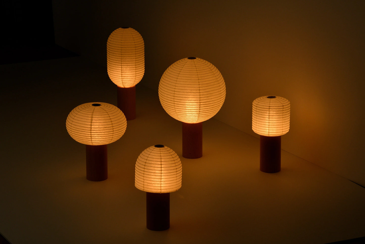 Yame Lantern - Circle - , Japanese Chochin, traditional japanese paper lantern