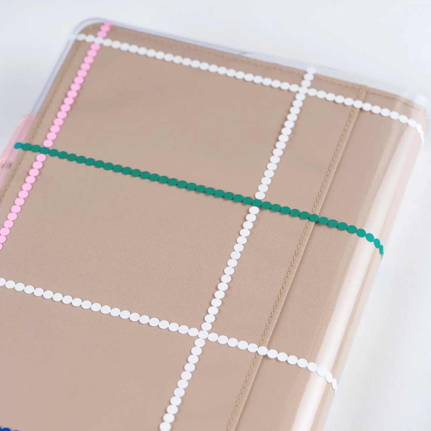 Yoshie Watanabe: Cover on Cover for A5 Size (Dotted Plaid), 2027 Hobonichi Accessories