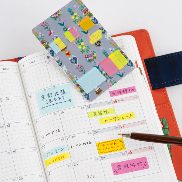 Yumi Kitagishi: Hobonichi Translucent Sticky Notes - Beautiful Wallpaper, 2025 Hobonichi Accessories