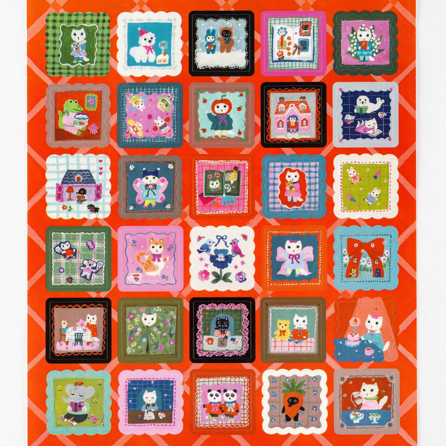 PRE-ORDER Yumi Kitagishi: Stickers - Daily Life of White Cat , 2026 Hobonichi Accessories