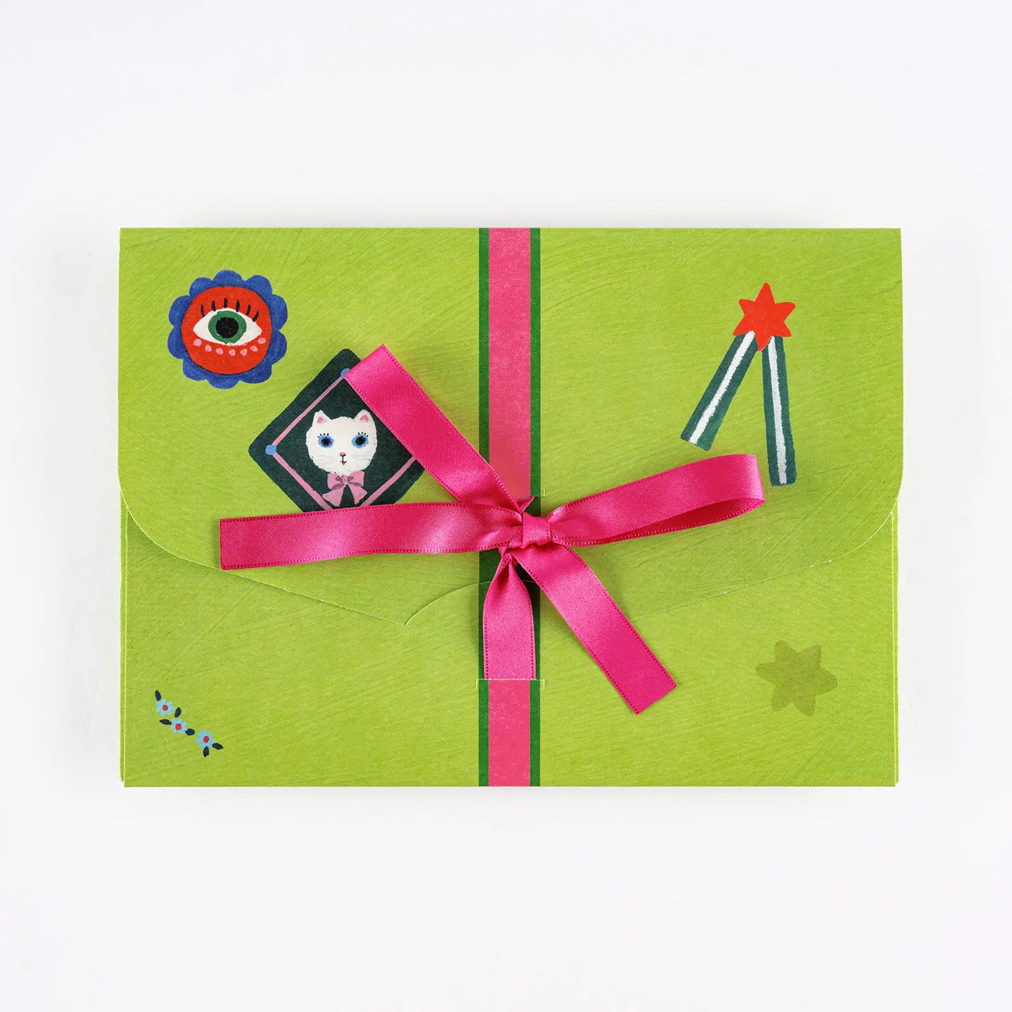 PRE-ORDER Yumi Kitagishi: White Cat’s Mini Folder , 2026 Hobonichi Accessories