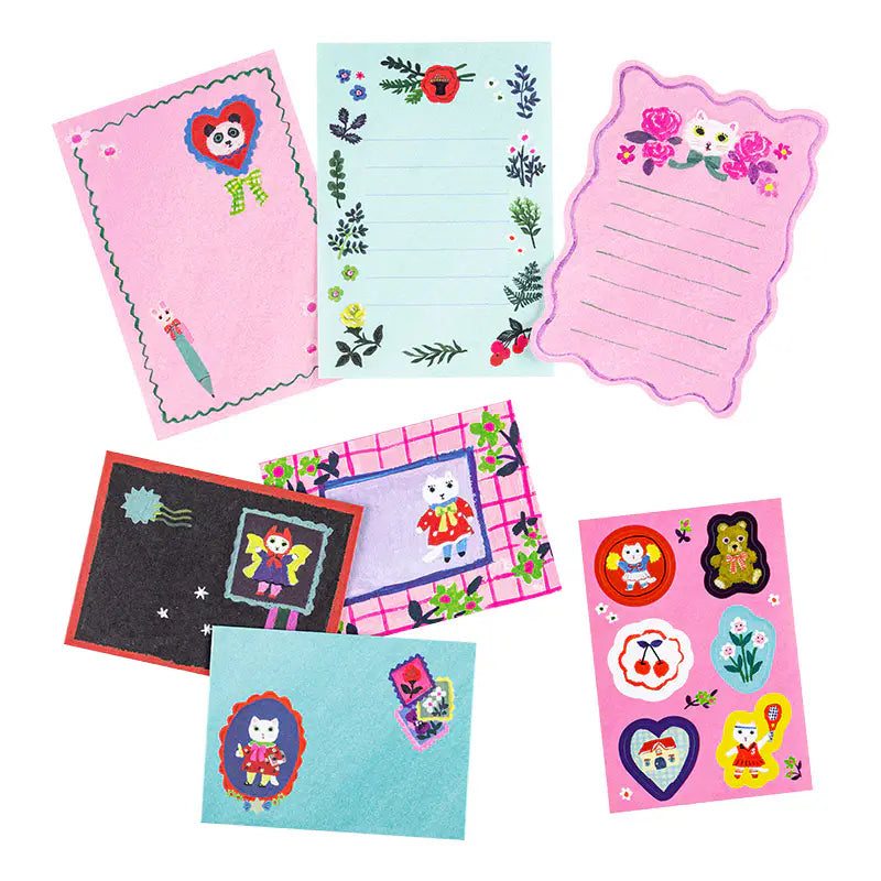 PRE-ORDER Yumi Kitagishi: White Cat’s Mini Letter Set , 2026 Hobonichi Accessories