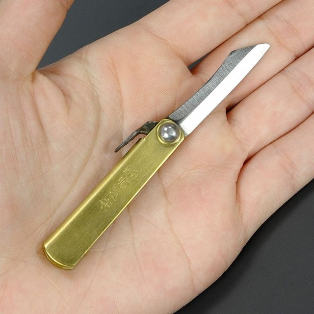 Smallest Model Higonokami Folding Pocket Knife Mini Size, Higo no Kami knife, Japanese Traditional Knife, TRAVELERS Factory accessories