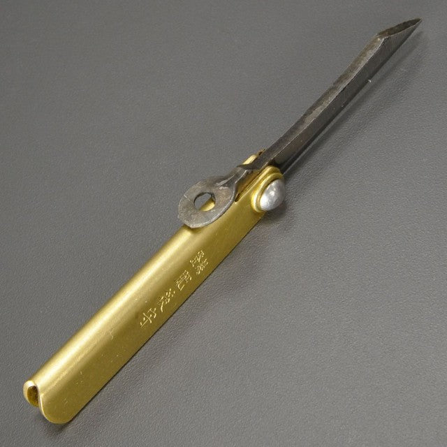 Smallest Model Higonokami Folding Pocket Knife Mini Size, Higo no Kami knife, Japanese Traditional Knife, TRAVELERS Factory accessories