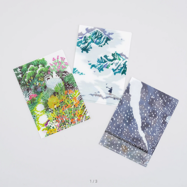iyo okumi: Hobonichi Clear Folder Set of 3 for A6 Size (iyo okumi), 2025 Hobonichi Accessories