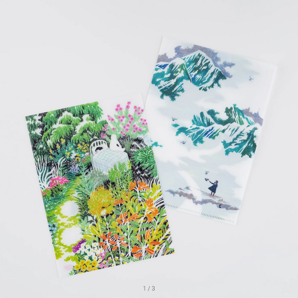 iyo okumi: Hobonichi Clear Folder Set of 2 for A5 Size (iyo okumi), 2025 Hobonichi Accessories