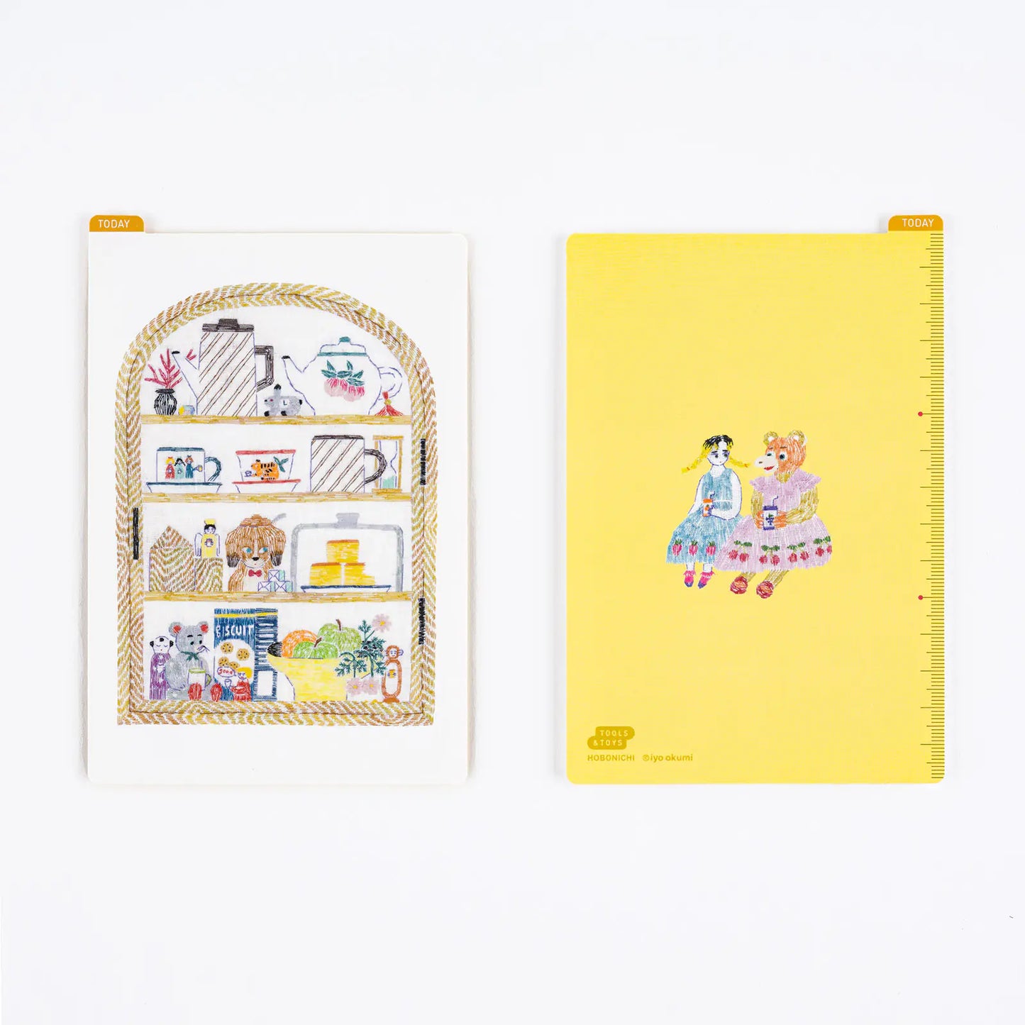 PRE-ORDER iyo okumi: Hobonichi Pencil Board (Happy Tea Time) For A6 Size / A5 Size / Weeks , 2026 Hobonichi Accessories