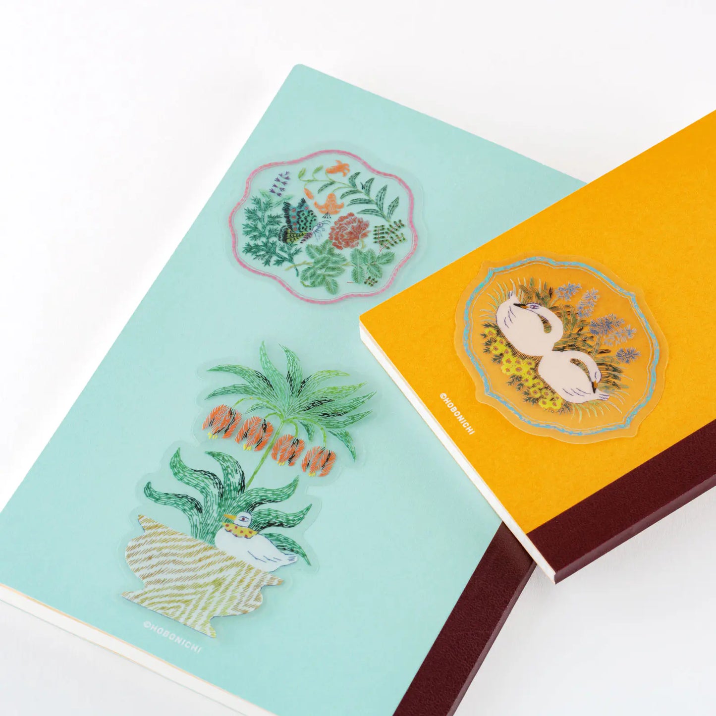PRE-ORDER iyo okumi: Transparent Embroidery Sticker Set - My Garden , 2026 Hobonichi Accessories