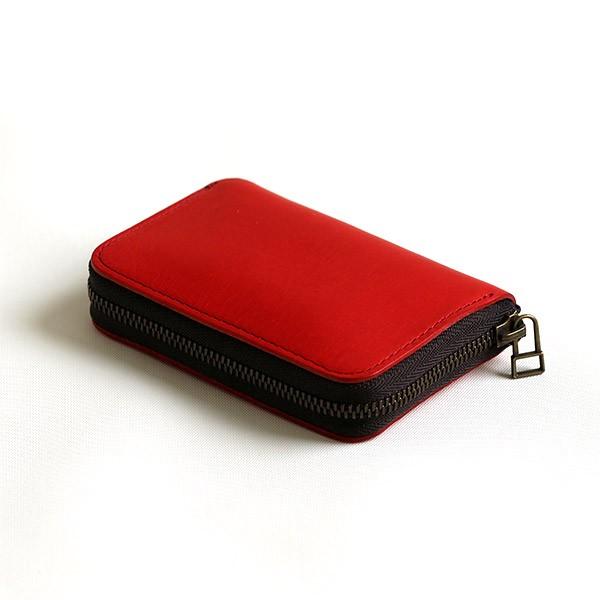 Bi-Fold Leather Compact Wallet, Made in Japan