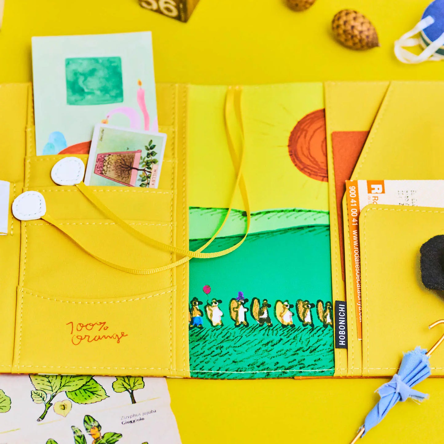100%ORANGE: Squirrel Squadron [Hobonichi Original (A6) Techo Cover] (Cover Only)