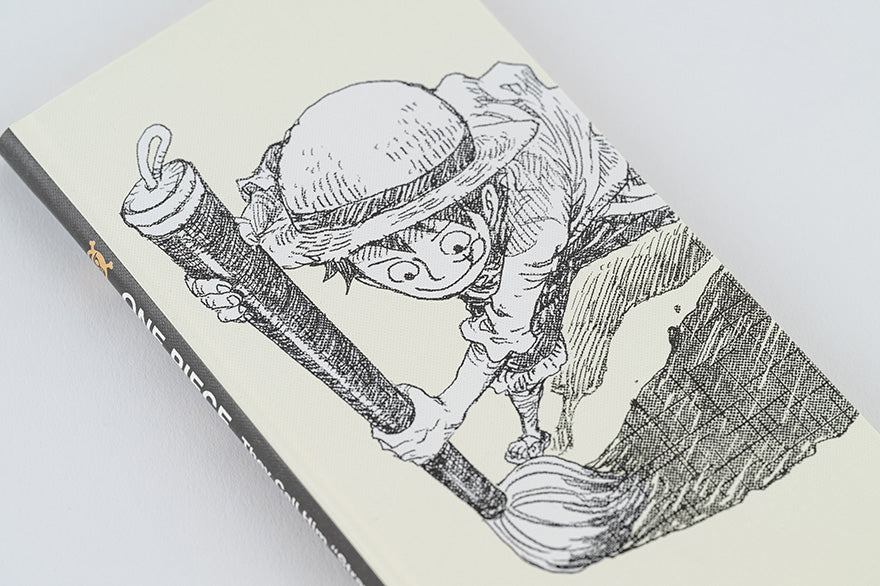 Sale! Hobonichi Techo 2025 ONE PIECE magazine: Straw Hat Luffy (Ivory) Weeks Hardcover Book / Weekly Horizontal / January start / Monday start - English Edition
