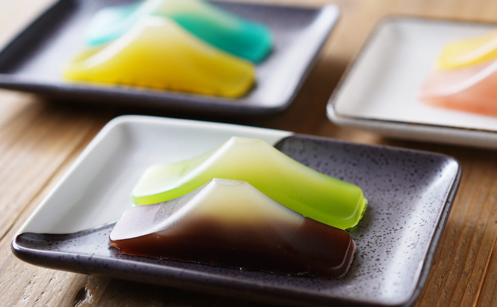 Mt. Fuji Shaped Small Yokan (Japanese traditional sweets) 6 pcs Set, Japanese Wagashi, Japanese Sweets Souvenir, Japanese Desserts