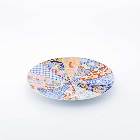 Arita Yaki(ware) Large Plate 25.5 cm (10.0 inches) - Japanese Good Luck Charm - Imari Style
