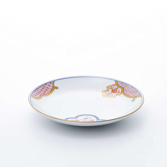 Arita Yaki(ware) Plate 18 cm (7.1 inches) - Flower
