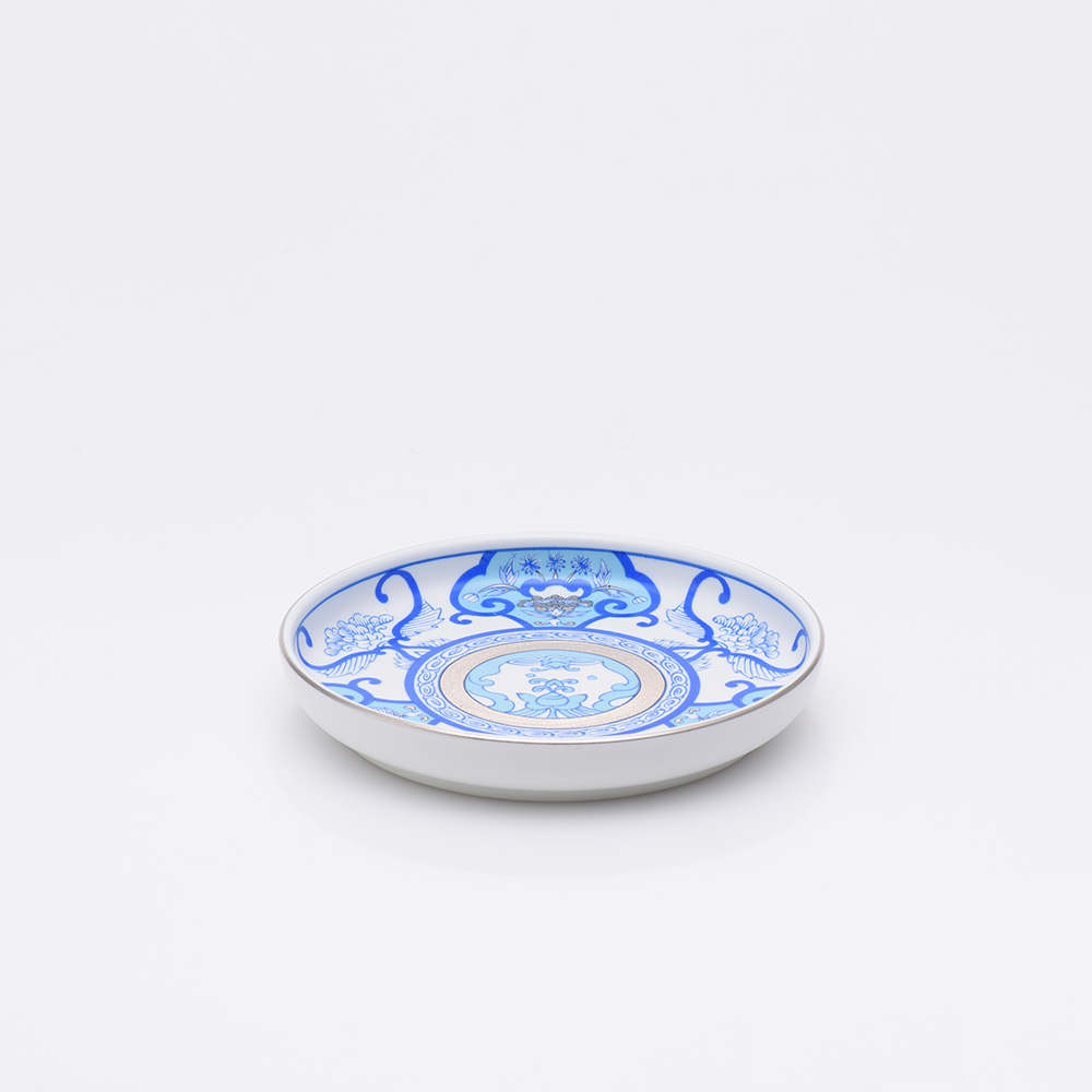 Arita Yaki(ware) Small Plate 13.5 cm (5.3 inches) - Blue