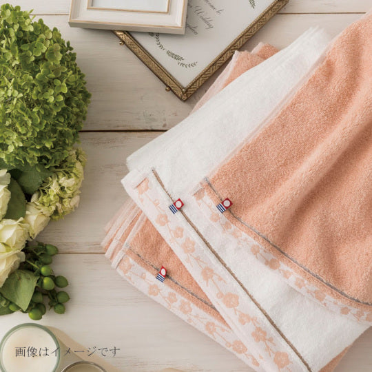 Imabari Towel Bliss Towel (Japanese Apricot) Gift Set(2 Bath Towels, 2 Face Towels)