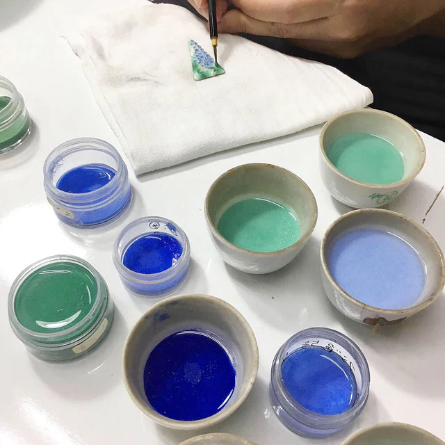 Yusen-Shippo Pendant Necklace - Wisteria, Japanese Jewelry