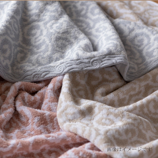 Imabari Towel Jacquard Weave Towel Gift Set(2 Bath Towels, 2 Face Towels, 2 Wash Towels)