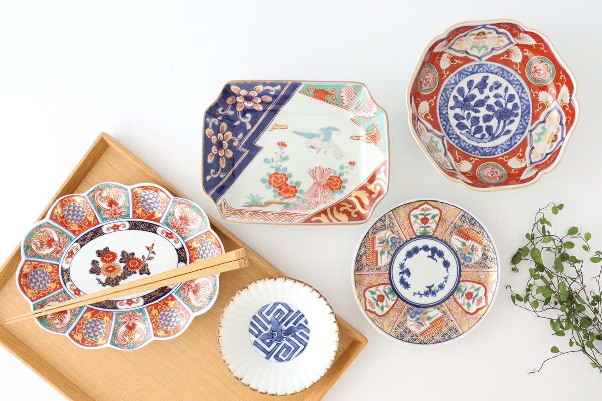 Hasami Yaki(ware) Plate 16 cm (6.3 inches) - Peony and Bird