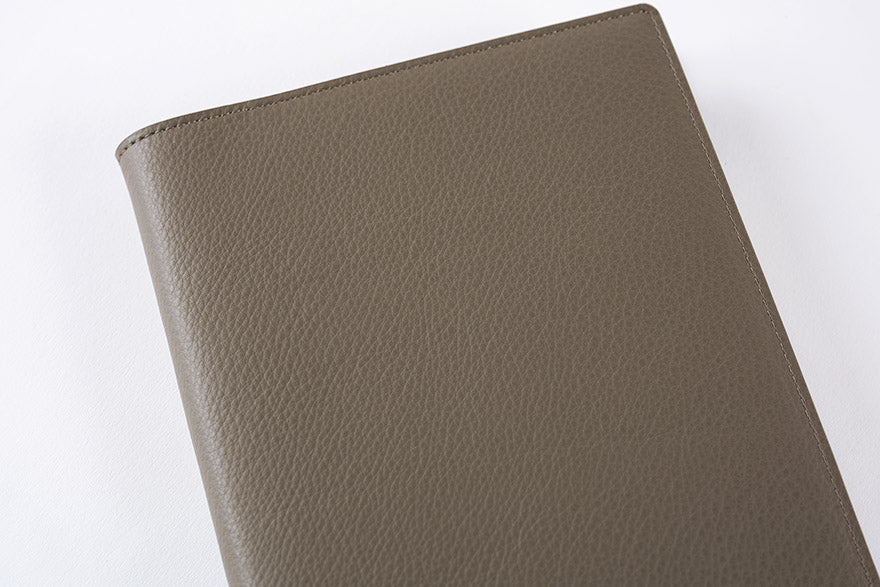 Leather: Taut (Gray & Light Blue) [Hobonichi Cousin (A5) Techo Cover] (Cover Only)