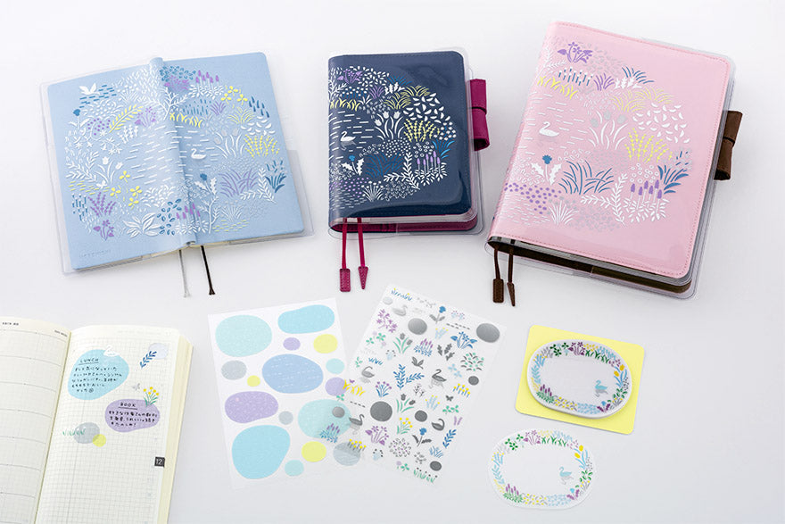 PRE-ORDER Yuri Sanae: Clear Cover for Weeks (Forest Lake),  2026 Hobonichi Accessories