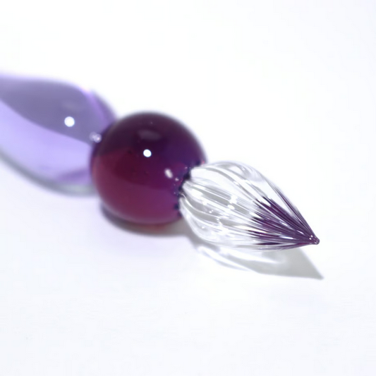 Japanese Glass Dip Pen - Short / Purple - , Gifts for Writers