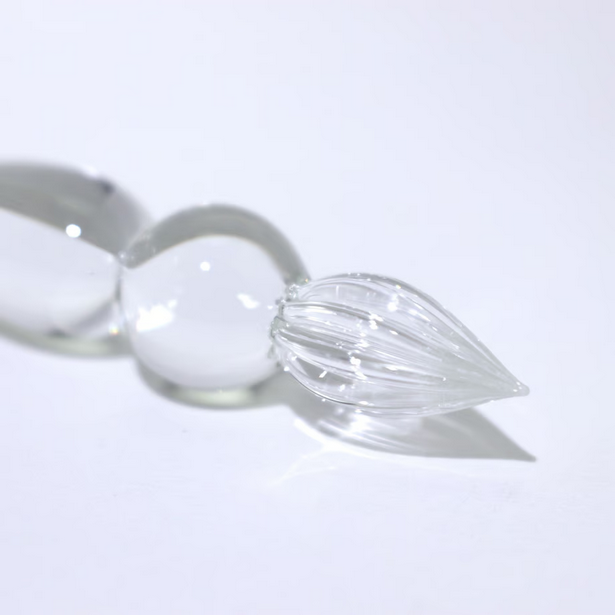 Japanese Glass Dip Pen - Short / Clear × Clear - , Gifts for Writers