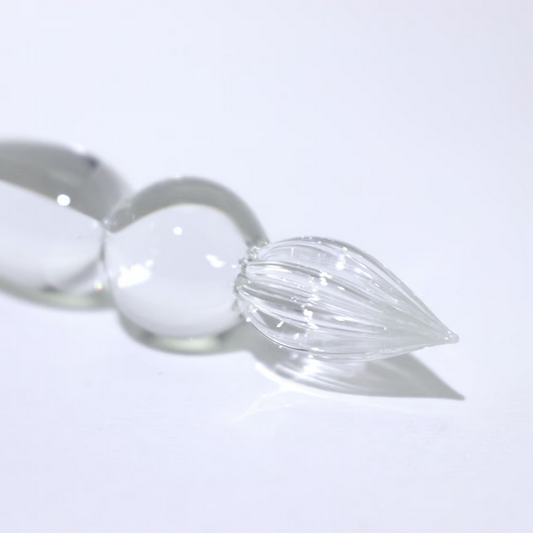 Japanese Glass Dip Pen - Short / Clear × Clear - , Gifts for Writers