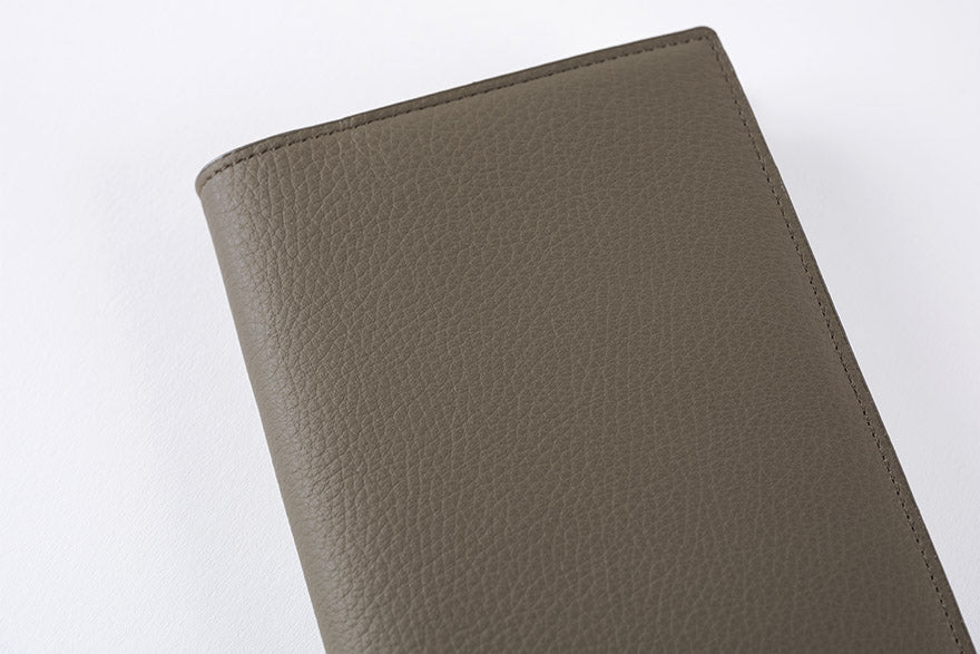 Leather: Taut (Gray & Light Blue) [Hobonichi Original (A6) Techo Cover] (Cover Only)