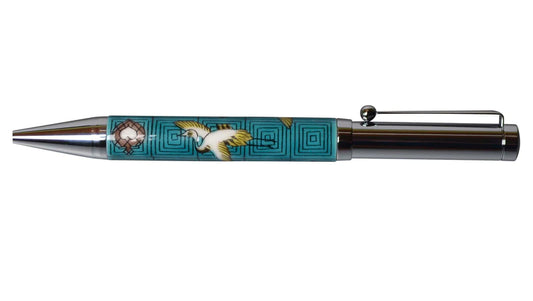 Kutani Yaki(ware) Ballpoint Pen - TSURU -