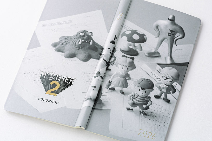 PRE-ORDER Hobonichi Techo 2026 MOTHER: The Secret of MOTHER 2 Weeks Hardcover Book / Weekly Horizontal / Jan start / Mon start - English Edition