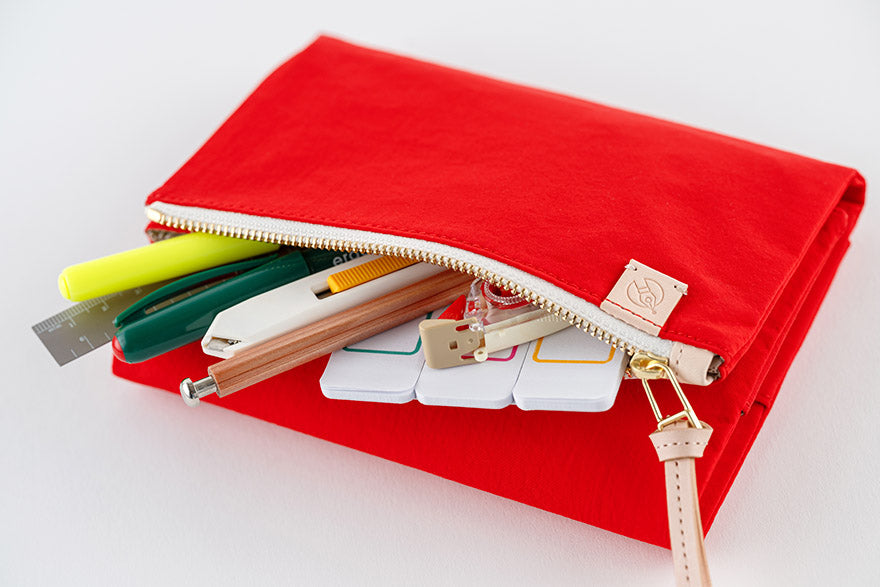 Tragen: Red [Hobonichi Original (A6) Techo Cover] (Cover Only)