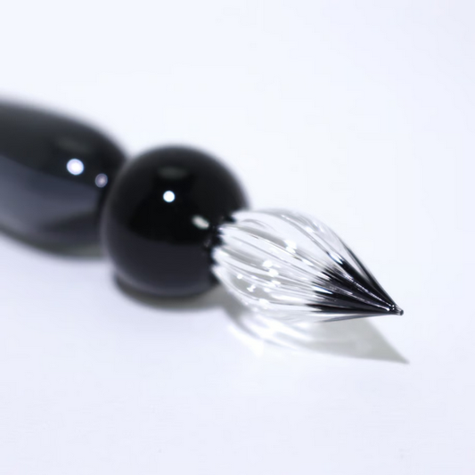 Japanese Glass Dip Pen - Short / Gray - , Gifts for Writers