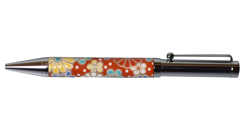 Kutani Yaki(ware) Ballpoint Pen - UMEKIKU -