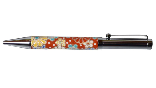 Kutani Yaki(ware) Ballpoint Pen - UMEKIKU -