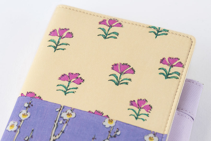 Unsodo: Bijutsukai (Plum and Dianthus) [Hobonichi Original (A6) Techo Cover] (Cover Only)