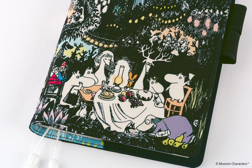 PRE-ORDER Hobonichi Techo 2026 Moomin: Night of the Big Party A5 Cousin Size Cover (Cover Only)