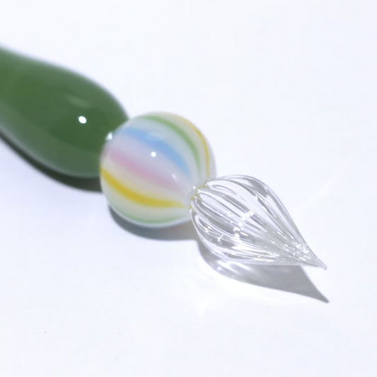 Japanese Glass Dip Pen - Candy / Japanese Matcha Green - , Gifts for Writers