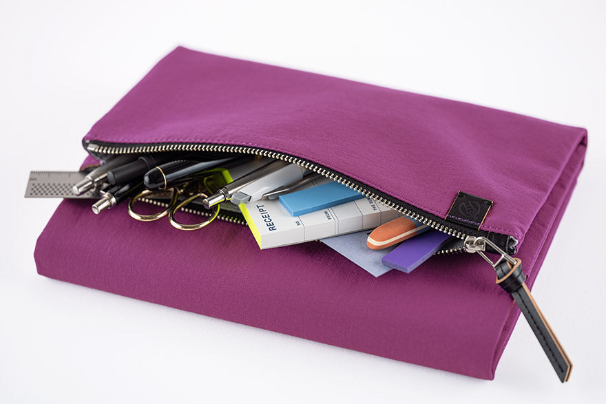 Tragen: Purple [Hobonichi Cousin (A5) Techo Cover] (Cover Only)
