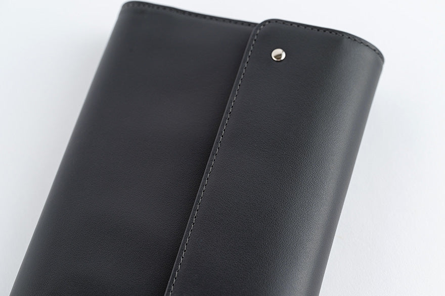 Leather: Charcoal Gray [Hobonichi Original (A6) Techo Cover] (Cover Only)