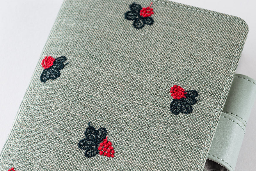 minä perhonen: light berry (Green) [Hobonichi Original (A6) Techo Cover] (Cover Only)