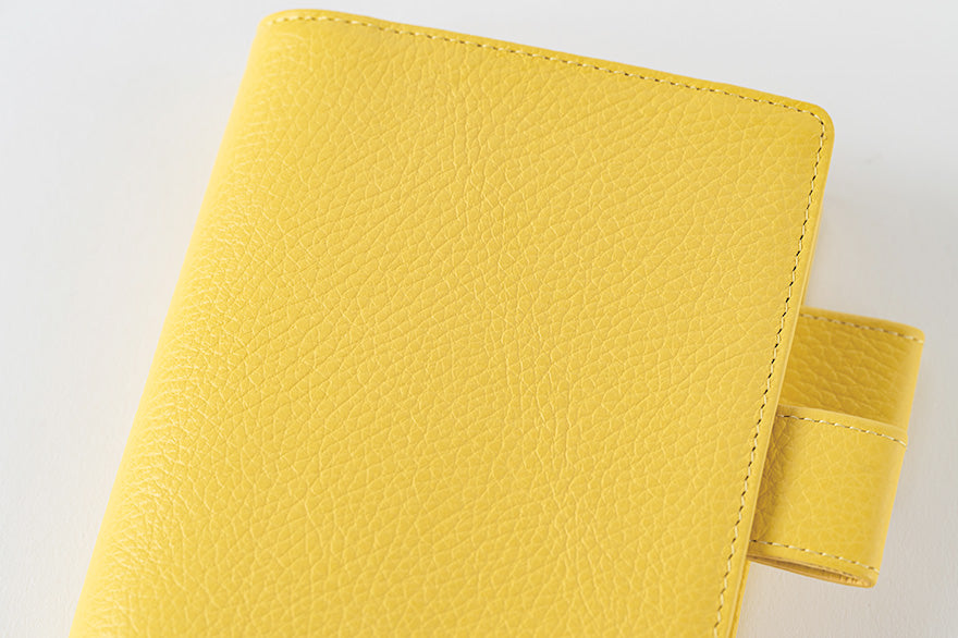 Leather: Brilliant Yellow [Hobonichi Original (A6) Techo Cover] (Cover Only)