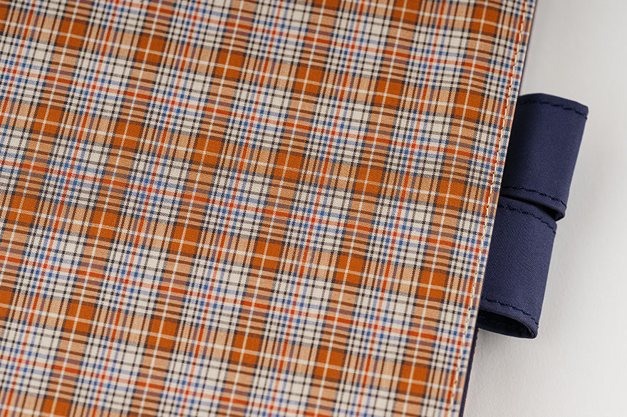 Shirt Fabric: Brownie Plaid [Hobonichi Cousin (A5) Techo Cover] (Cover Only)