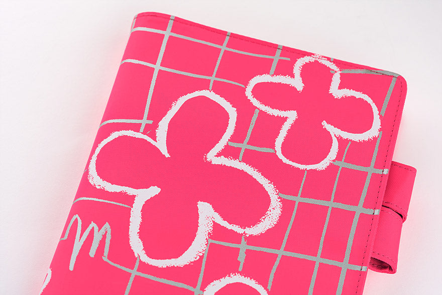 Makoto Matsubayashi: Pink Flowers [Hobonichi Cousin (A5) Techo Cover] (Cover Only)