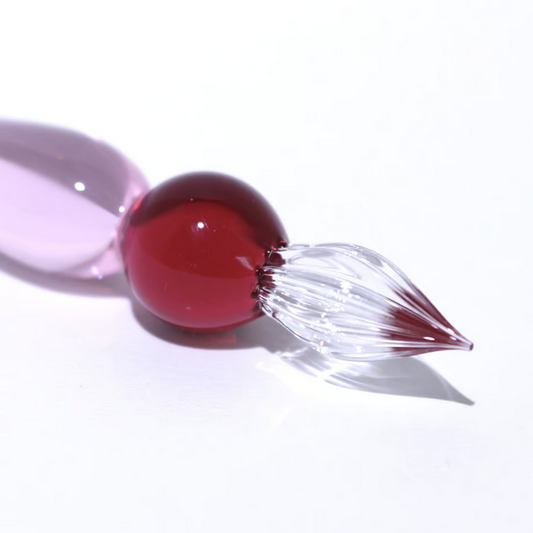 Japanese Glass Dip Pen - Short / Pink - , Gifts for Writers
