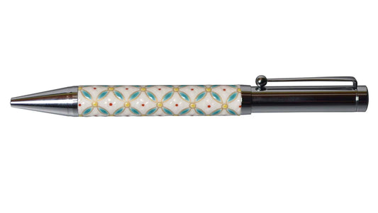 Kutani Yaki(ware) Ballpoint Pen - SIPPOUHANABISHI -